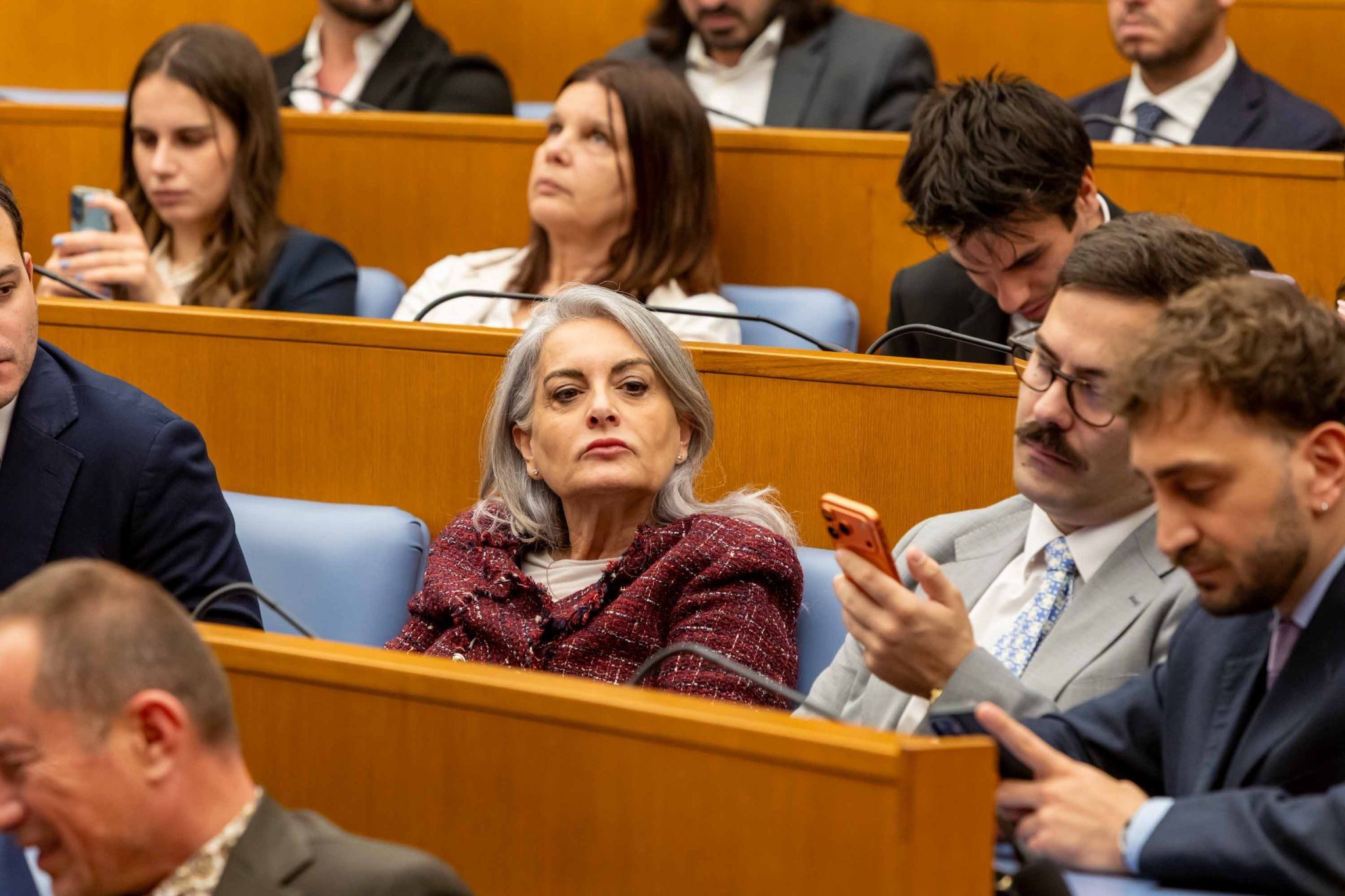 Rosella Mesiti, CEO di Clinicflow, durante la cerimonia alla Camera dei Deputati